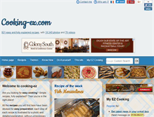 Tablet Screenshot of cooking-ez.com